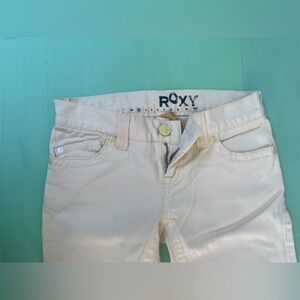 BANANA YELLOW LOW RISE Roxy Women's Denim Jeans SIZE 0